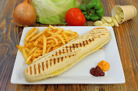 Aliment-réconfort du Restauration rapide La Rose des Sables | Cheese Naan Kebab à Nice - n°1