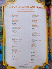 Musée de la bière em Lisbon menu n° 4