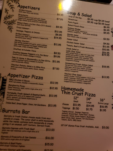 Italian Restaurant «Vincitori», reviews and photos, 14 N Cass Ave, Westmont, IL 60559, USA