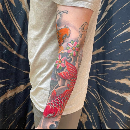 Explore nature tattoo ideas for men, creative tattoo ideas in Albany, available at Dead Presidents Lounge