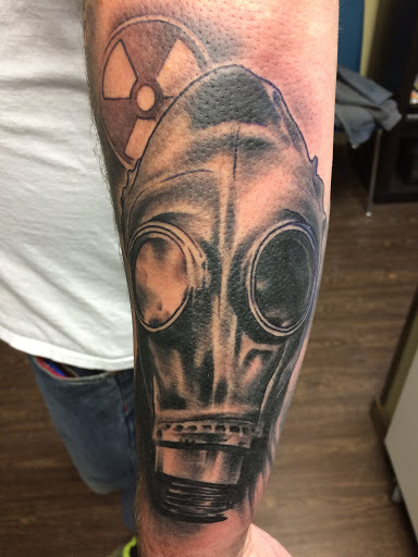 Explore compass tattoo ideas for men, creative tattoo ideas in New Kensington, available at BLUE HERMIT TATTOO