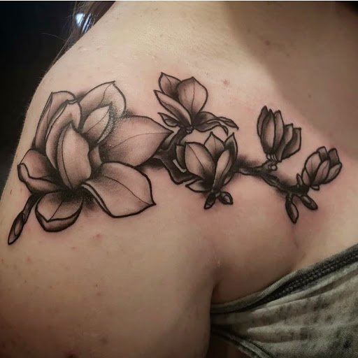 Explore courage the cowardly dog tattoo ideas, creative tattoo ideas in Snohomish, available at Unknown Tattoo Co.