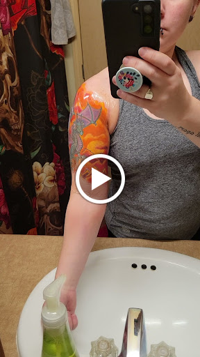 Explore cover up tattoo ideas for feet, creative tattoo ideas in Renton, available at Sacred Soul Tattoo