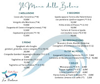 Menu / carte de La Balena Ristopesce Faenza à Faenza