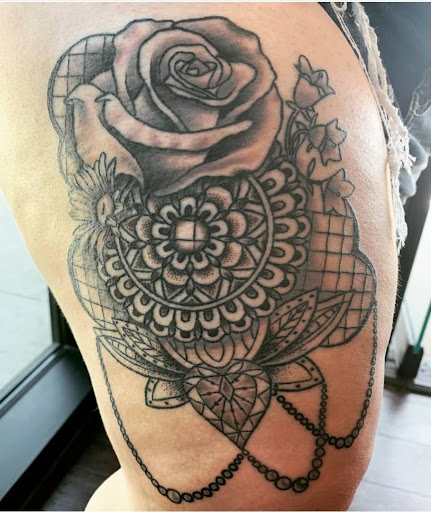 Explore april birthday tattoo ideas, creative tattoo ideas in Fort Worth, available at Twisted Ink