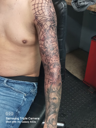 Explore trick r treat tattoo ideas, creative tattoo ideas in Cranston, available at Kabloom Tattoo Studio