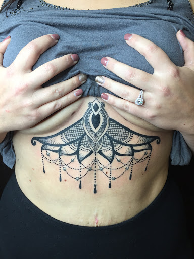 Explore mens thigh tattoo ideas, creative tattoo ideas in Magnolia, available at Tanner Tattoos