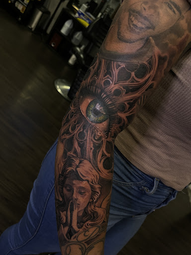 Explore beast tattoo ideas, creative tattoo ideas in Albany, available at Primal Instincts Body Art Studio