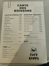 Carte du Café Berry à Paris