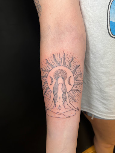 Explore friends tattoo ideas, creative tattoo ideas in Woodside, available at Vitruvian Tattoo Culture