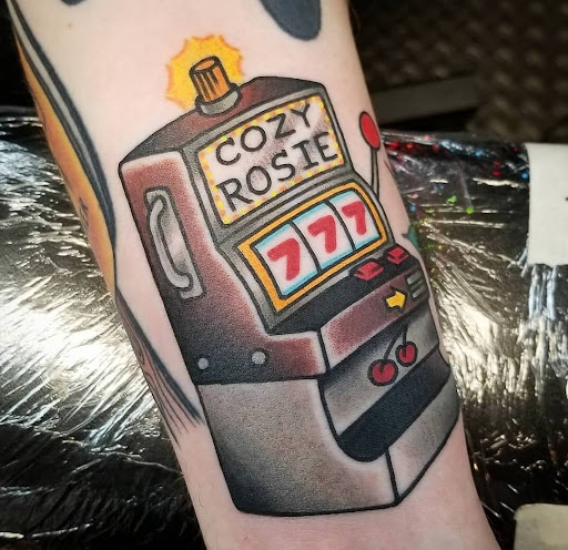 Explore dark humor tattoo ideas, creative tattoo ideas in Plantsville, available at Phoenix Ink Tattoo