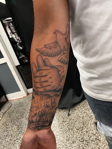 Explore scalp tattoo ideas, creative tattoo ideas in Sanford, available at Luv Ink