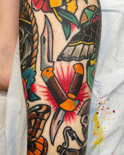 Find crown tattoo ideas for females for your next unique tattoo in Delmar at Resolute Tattoo