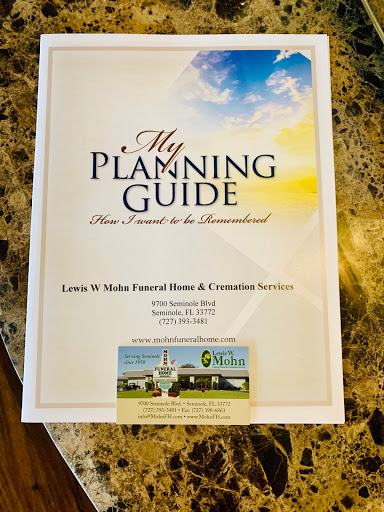 Funeral Home «Lewis W Mohn Funeral Home», reviews and photos, 9700 Seminole Blvd, Seminole, FL 33772, USA