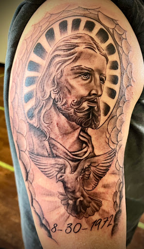 Explore female sleeve tattoos ideas, creative tattoo ideas in Rogers, available at Ink Solutions Tattoo