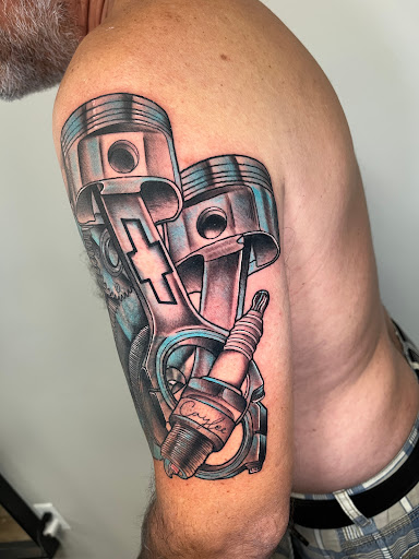 Explore crane tattoo ideas, creative tattoo ideas in Ocoee, available at Fine Ink Studios Tattoos