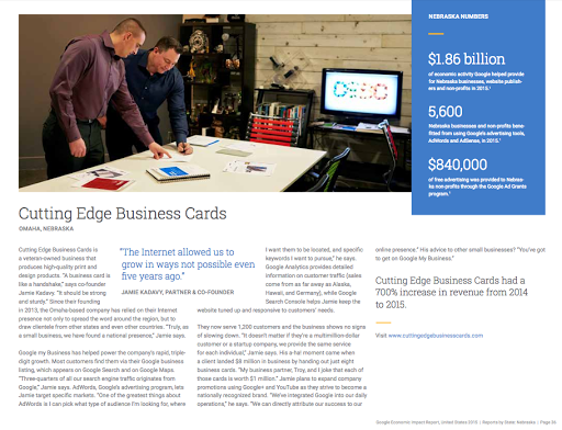 Print Shop «Cutting Edge Business Cards», reviews and photos, 2626 Harney St d, Omaha, NE 68131, USA