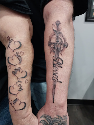 Explore farmer tattoo ideas, creative tattoo ideas in Atlanta, available at Golden Anchor Tattoo