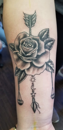 Explore shoulder arm tattoo ideas, creative tattoo ideas in Wenatchee, available at Rebels Tattoo Studio