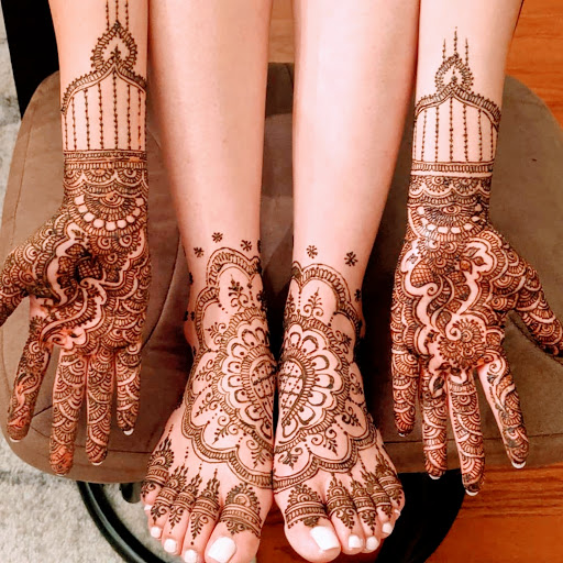 Explore anime flash tattoo ideas, creative tattoo ideas in Concord, available at Naseera Fazil Henna Art