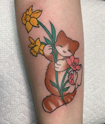 Explore hitchhiker's guide to the galaxy tattoo ideas, creative tattoo ideas in Warrenville, available at UpRise Tattoos