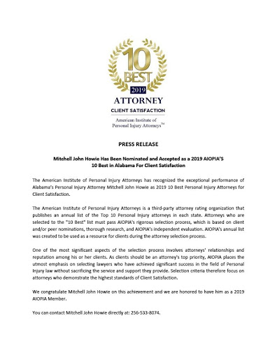 Criminal Justice Attorney «Mitchell John Howie-Law Office», reviews and photos