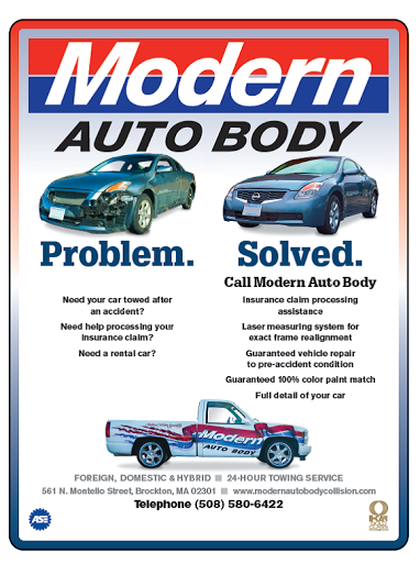 Auto Body Shop «Modern Autobody», reviews and photos, 561 N Montello St, Brockton, MA 02301, USA