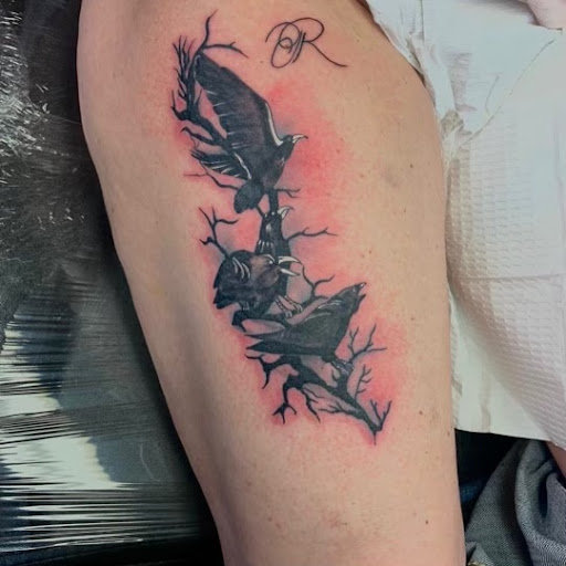 Explore matching cousin tattoo ideas, creative tattoo ideas in Puyallup, available at Get Right Studios