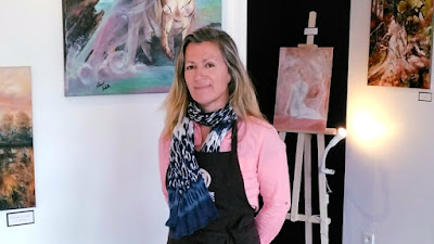 Artiste peintre Isabelle Thouret à Corsaint