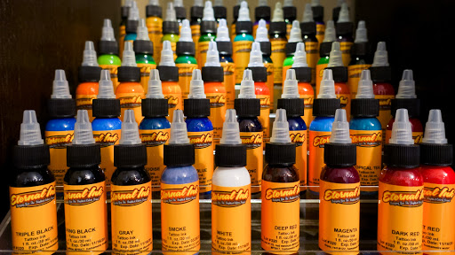 Explore american traditional chest tattoo ideas, creative tattoo ideas in Dickinson, available at EZ Tattoo Supply company