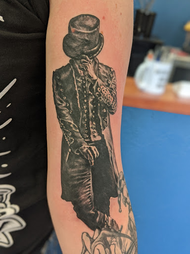 Explore fish hook tattoo ideas, creative tattoo ideas in Las Cruces, available at Camino Tattoo Studio & Art Gallery