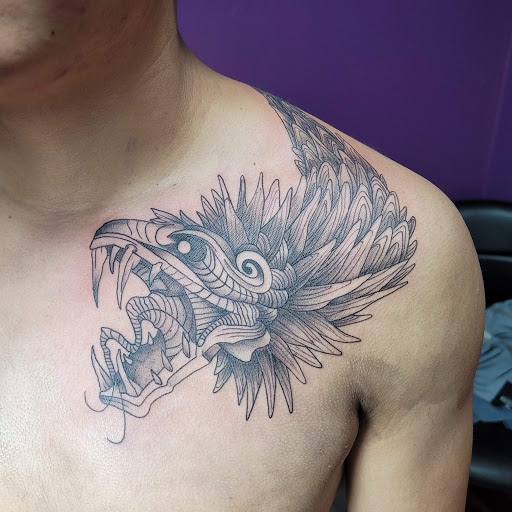 Explore ship tattoo ideas, creative tattoo ideas in Easley, available at Peach Pit Tattoo
