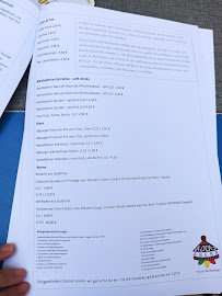 Restaurant Addis Abeba à Trier (le menu)