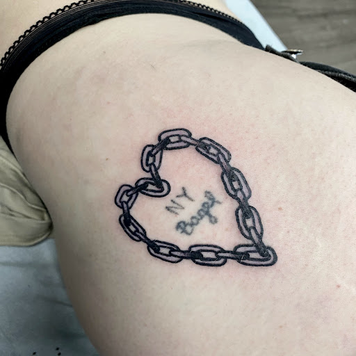 Explore no pain no gain tattoo ideas, creative tattoo ideas in Buffalo, available at True Gloom Tattoo Studio