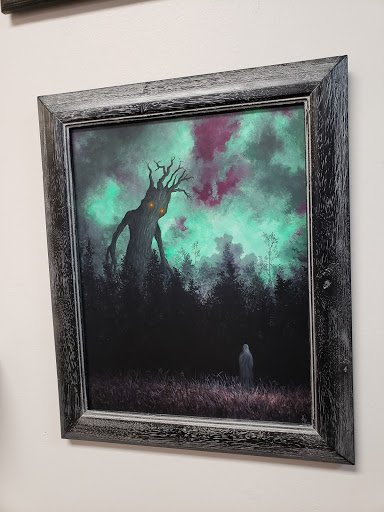 Explore vintage halloween tattoo ideas, creative tattoo ideas in Flint, available at Black Eye Social Club Tattoo