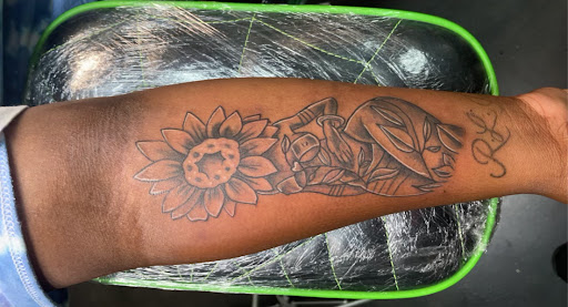 Explore small sunshine tattoo ideas, creative tattoo ideas in Meridian, available at Creative Pain Tattoo Studio