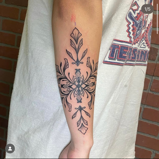 Explore alkaline trio tattoo ideas, creative tattoo ideas in Roanoke, available at Saint Cecilias Art Studio