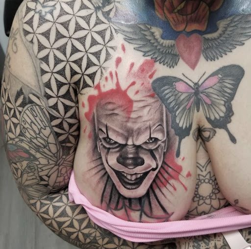 Explore kitsune tattoo ideas, creative tattoo ideas in Newark, available at Bad Intentionz Tattoo & Piercings Studio