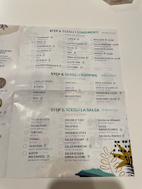 Meet Poké à Florence menu