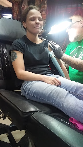 Explore bandana tattoo ideas, creative tattoo ideas in Fayetteville, available at Chop Shop Tattoo
