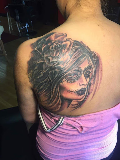 Explore black and grey tattoo ideas, creative tattoo ideas in Denver, available at Denvers Competitive Ink