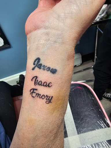 Explore male family tattoo ideas, creative tattoo ideas in Lake Hopatcong, available at Etched in Ink Tattoo