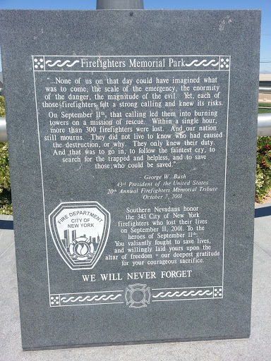 Memorial Park «Firefighters Memorial Park», reviews and photos, 6401 W Oakey Blvd, Las Vegas, NV 89146, USA