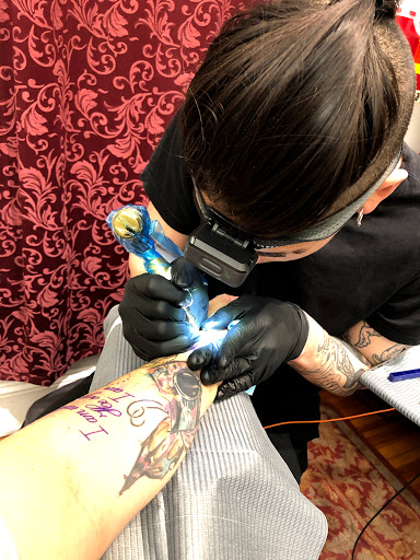 Explore zombie tattoo ideas, creative tattoo ideas in Frederick, available at Time Bomb Tattoos & Curiosities