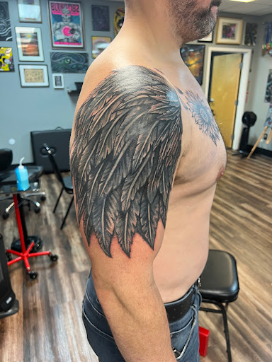 Explore simple dog tattoo ideas, creative tattoo ideas in Nazareth, available at Nocturnal Tattoo