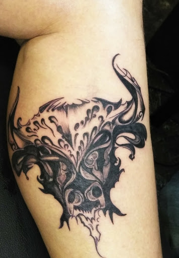 Explore crown tattoo cover up ideas, creative tattoo ideas in Jasper, available at Jimi Buddhas Tattoo Emporium