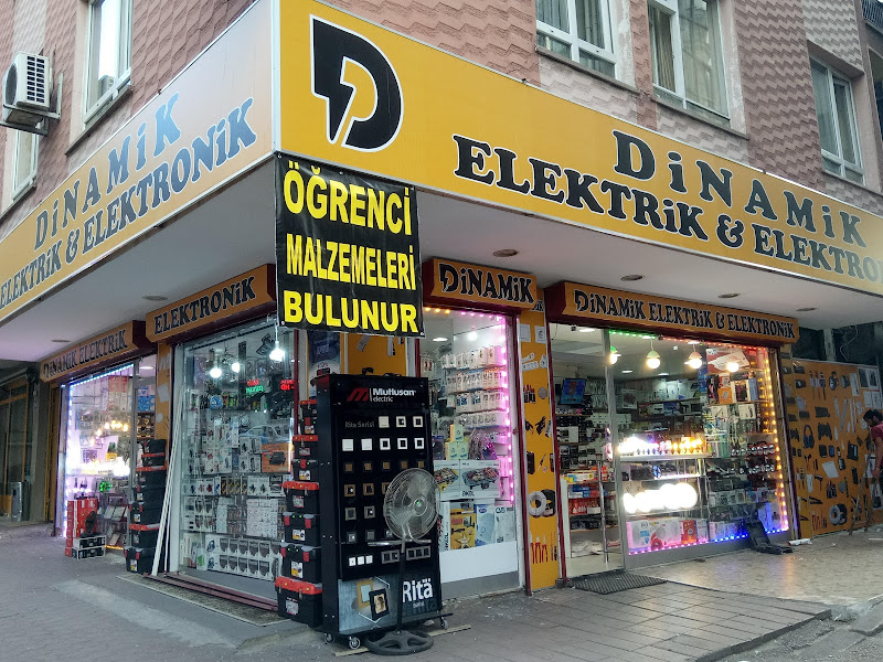 Dinamik elektrik elektronik logo