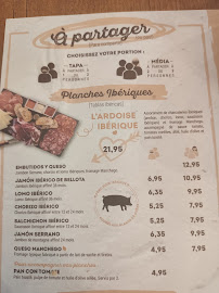 Restaurant espagnol Canas y tapas à Saint-Laurent-du-Var (la carte)