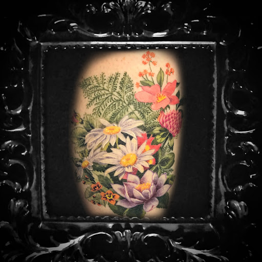 Explore smoky mountain tattoo ideas, creative tattoo ideas in Venice, available at The Beehive Tattoo Studio and Boutique
