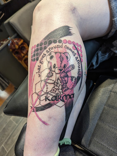 Explore tattoo ideas with 3 names, creative tattoo ideas in Sevierville, available at Hudsons House Of Ink